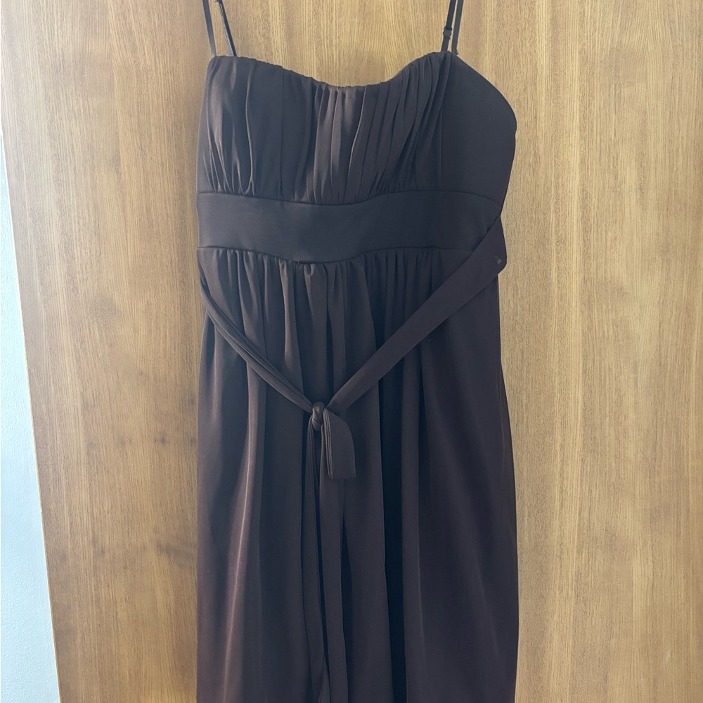 Ruby Rox Chocolate Strapless Dress